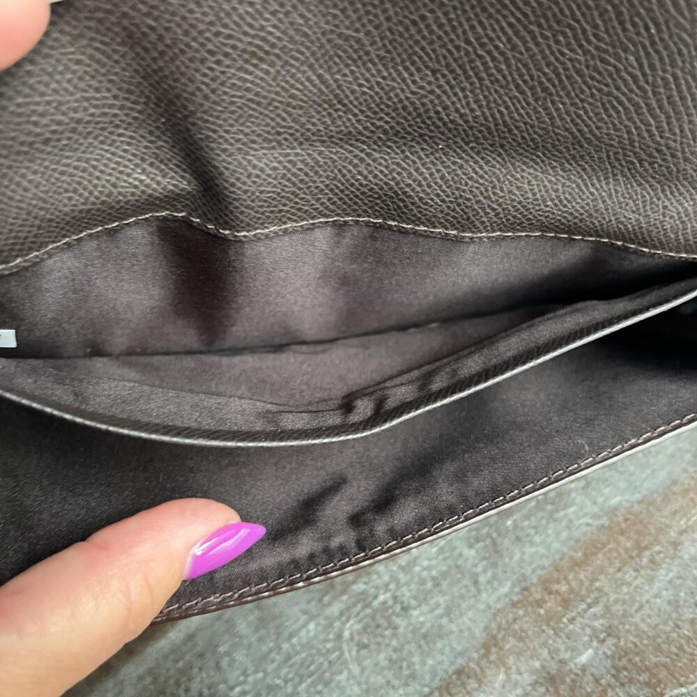 Coach Neutral Python Pattern Purse With Matching … - image 5